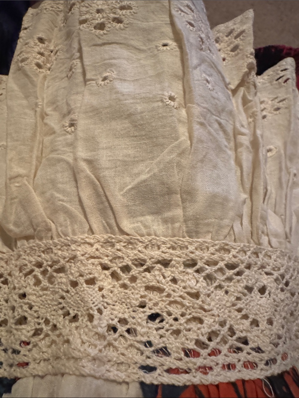 NWOT Bohemela White Butterfly Wide Leg Pants, Bloomers, Various Sizes - Picture 9 of 10